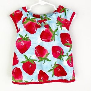 Gymboree Strawberry Swing Top